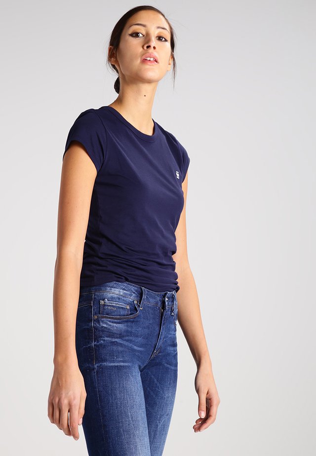EYBEN SLIM - T-Shirt basic - sartho blue