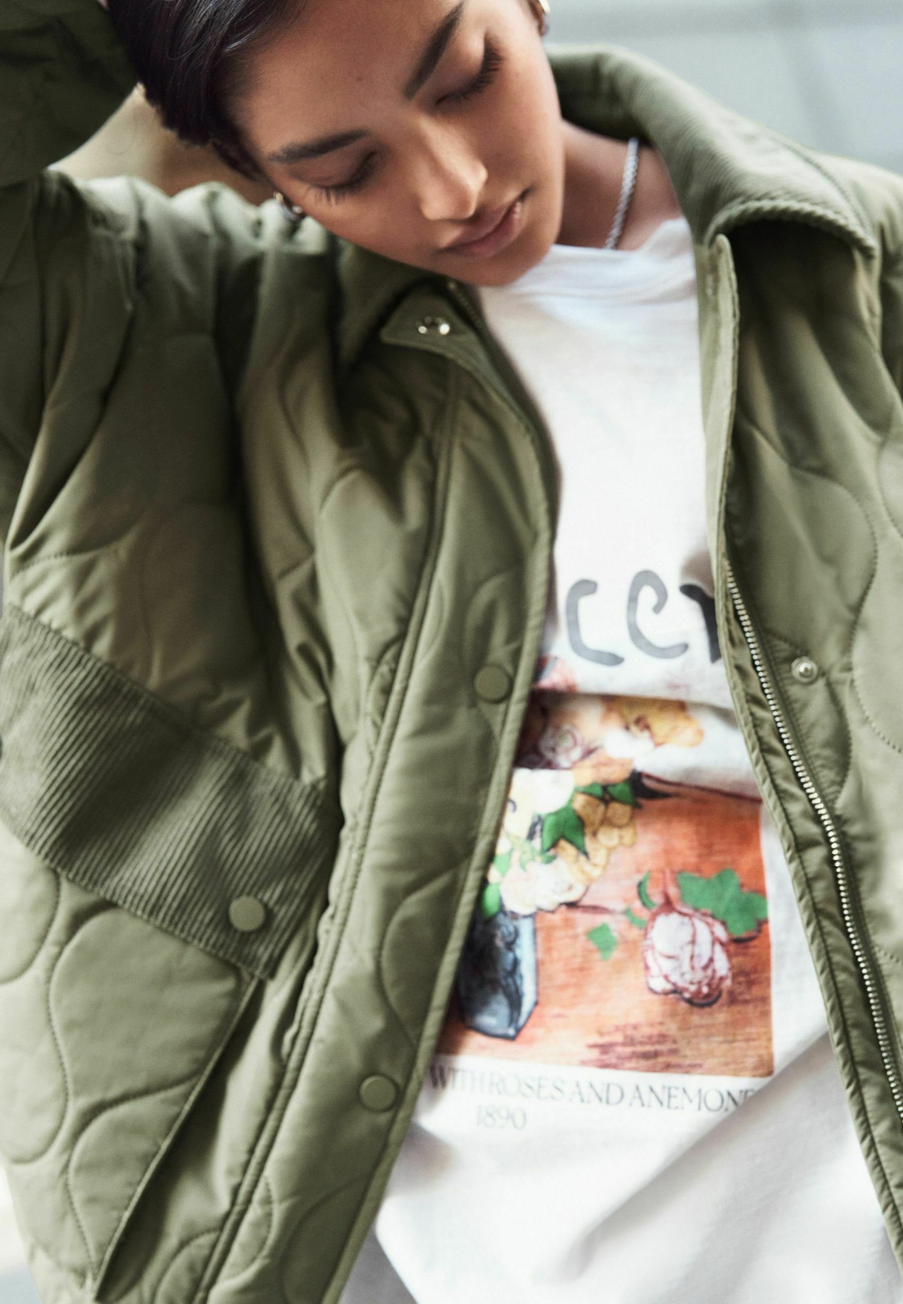Next Winter jacket - sage green/green - Zalando