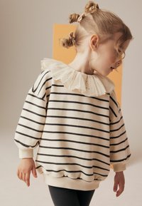 Next COLLARED AND SET - Leggings - Byxor - black white