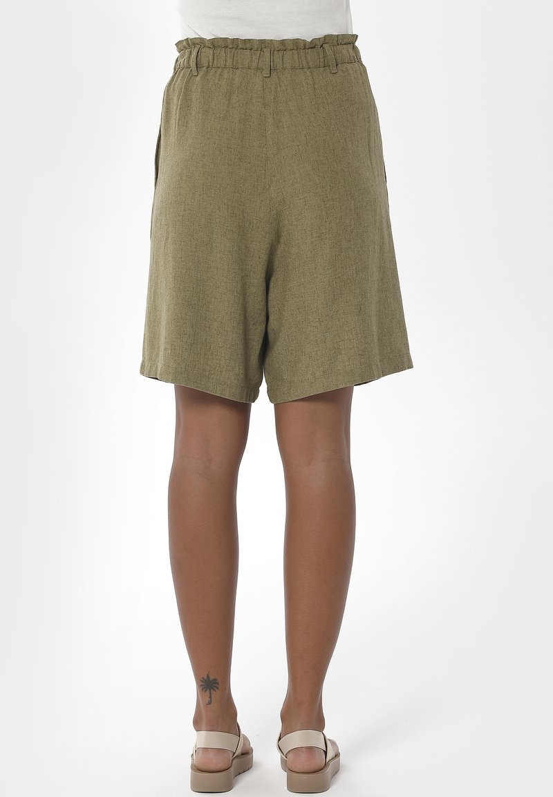 Damen Kleider | ORGANICATION Shorts olive/oliv - PR32198 Damen Kleider | ORGANICATION Shorts olive/oliv - PR32198
