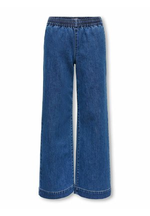 ONLY GIRLS JEANS MIT WEITEM BEIN KOGDEIA HOHE TAILLE WEITER BEINSCHNITT JEANS - Traperice opuštenog kroja - medium blue denim