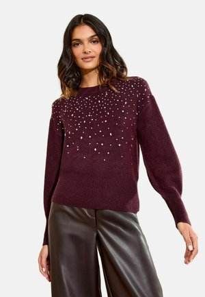 PETITE  - Pulover - burgundy red