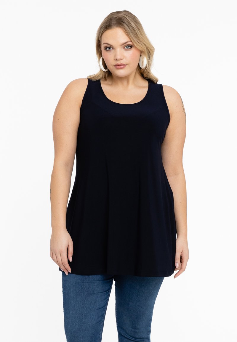 YOEK Round Neck - Top - navy