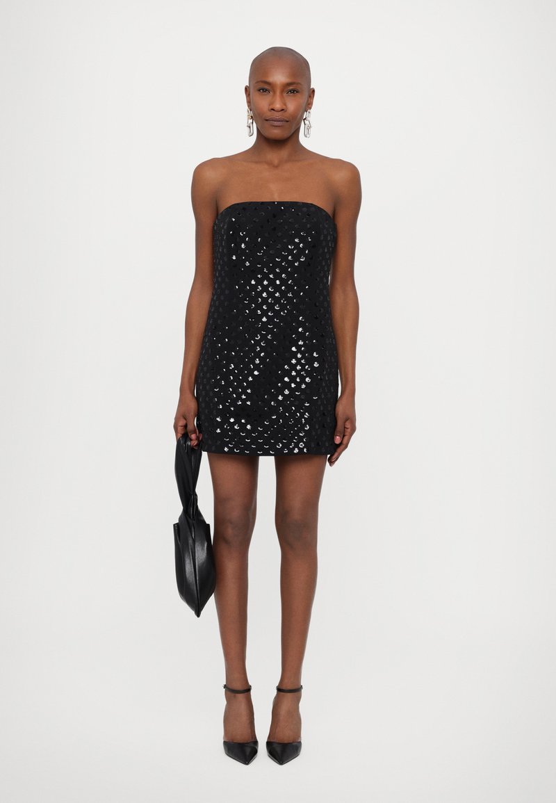 MICHAEL Michael Kors SEQUIN DOT DRESS - Cocktail dress / Party dress - black - Zalando MICHAEL Michael Kors SEQUIN DOT DRESS - Cocktail dress / Party dress - black - Zalando