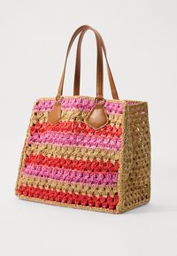 Lancel MEDIUM SUMMER MANIA - Saco de mão - multi coulored/camel