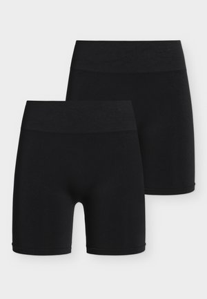 CARVICKY S-LESS MINI SHORTS 2-PACK ACC - Alakformáló ruházat - black pack:black+black