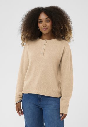 JANNI PULLOVER - Pulover - beige melange