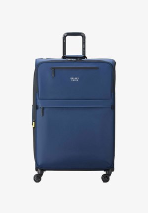 Delsey Paris MAUBERT 2.0 4 DOUBLE ROLLS EXPANDABLE TROLLEY WP 79 - Trolley - marine blue
