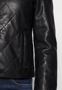 Pepe Jeans Leren jas - black