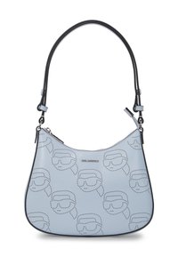 SHOULDER IKON PERFORATED ROUND - Handväska - kentucky blue