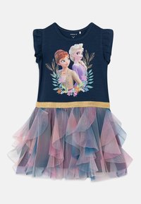 Name it - NMFJESINA FROZEN DRESS  - Jerseyklänning - dark denim Miniatyrbild 1