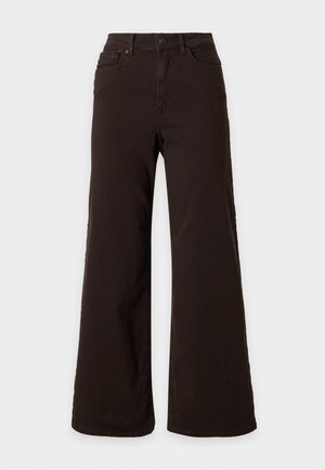 ONLY Petite, ONLMADISON BLUSH - Wide leg - dark brown denim