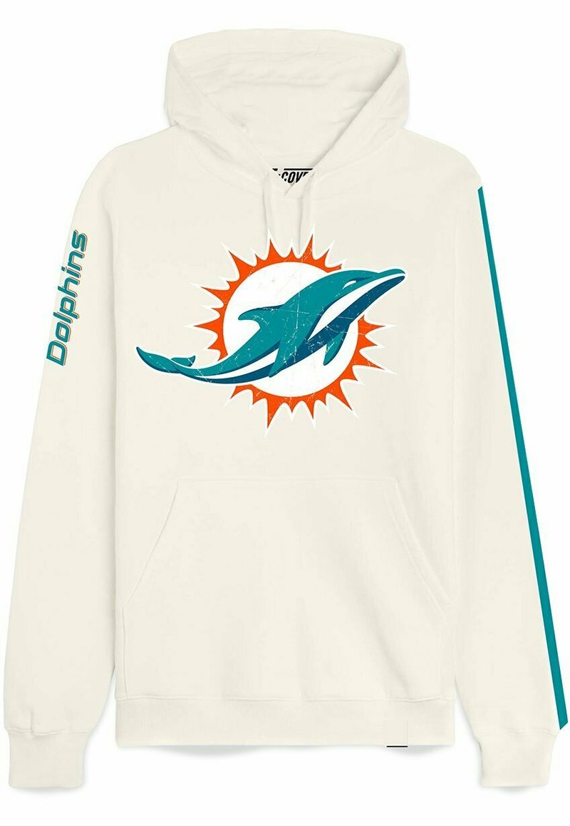 Re:Covered NFL MIAMI DOLPHINS ECRU - Hoodie - white - Zalando.de