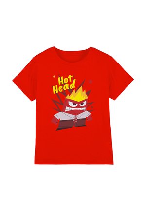Disney INSIDE OUT ANGER - Print T-shirt - red