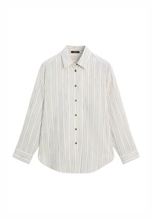 STRIPED FLOWING - Skjortebluser - white