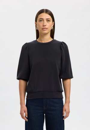 SLFTENNY 3/4 NOOS - Sweatshirt - black