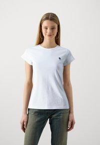 Abercrombie & Fitch ICON CREW 5 PACK - T-shirt basique - white/navy/black/green/pink