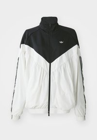 R3CODED TRACKTOP - Ljetna jakna - black/cloud white