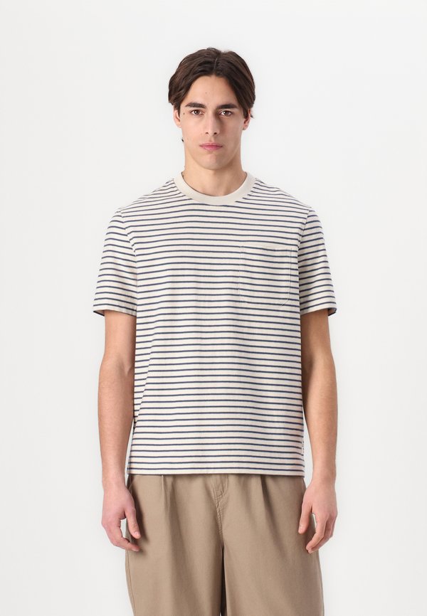 FRENSHAM STRIPE - Print T-shirt - oatmeal