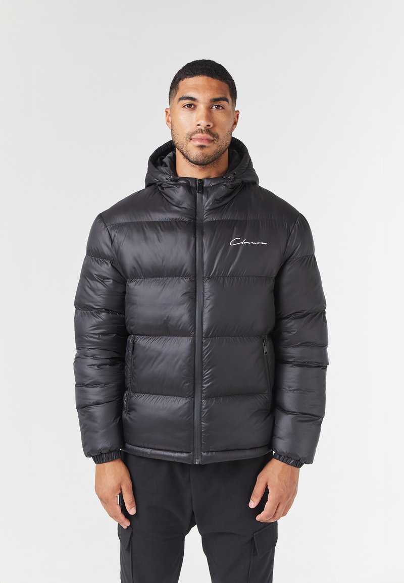 CLOSURE London RACER LOGO PUFFER JACKET - Téli dzseki - black