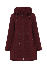Unselected, burgundy melange