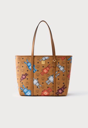 TONI VI SHOPPER MED - Nakupovalna torba - cognac