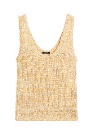 Massimo Dutti, ROUND NECK KNIT TOP - Top - orange