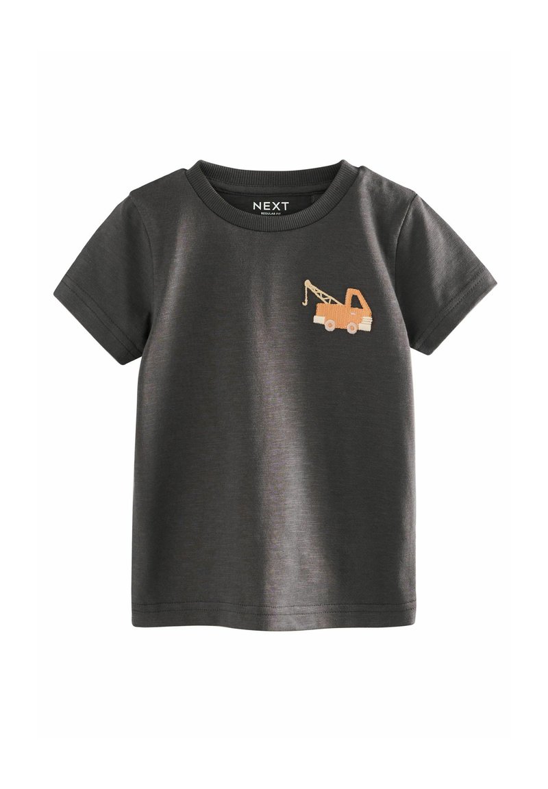 Next T-Shirt print - charcoal digger