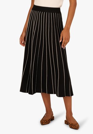 PINSTRIPE - A-Linien-Rock - black/cream