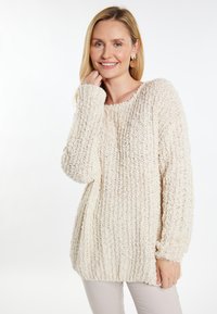 usha - PULLOVER LYNNEA - Trui - creme Miniatuurafbeelding 1