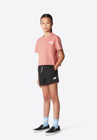 The North Face - CROP SIMPLE DOME - Print T-shirt - light mahogany Thumbnail Image 1