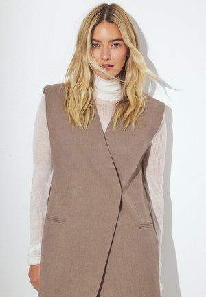 LONGLINE - Bodywarmer - brown