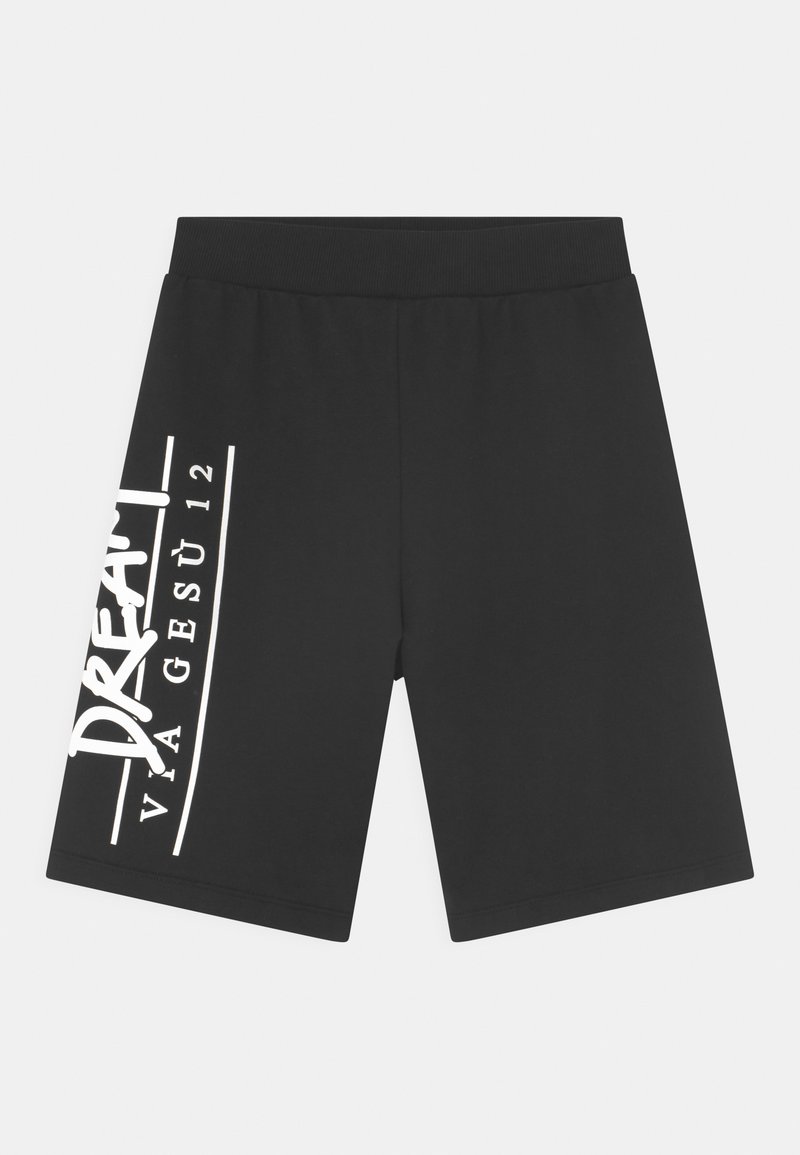 Versace LOGO UNISEX - Calções - nero/bianco