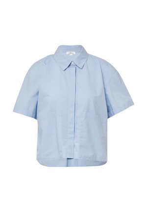 s.Oliver, VERKÜRZTE IM MIT AUFGESETZTEN TASCHEN - Overhemdblouse - hellblau