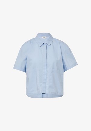 s.Oliver, VERKÜRZTE IM MIT AUFGESETZTEN TASCHEN - Overhemdblouse - hellblau
