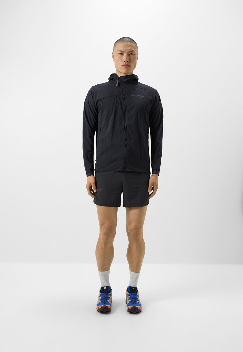 Klättermusen HOODED JACKET  - Softshell-jope - black