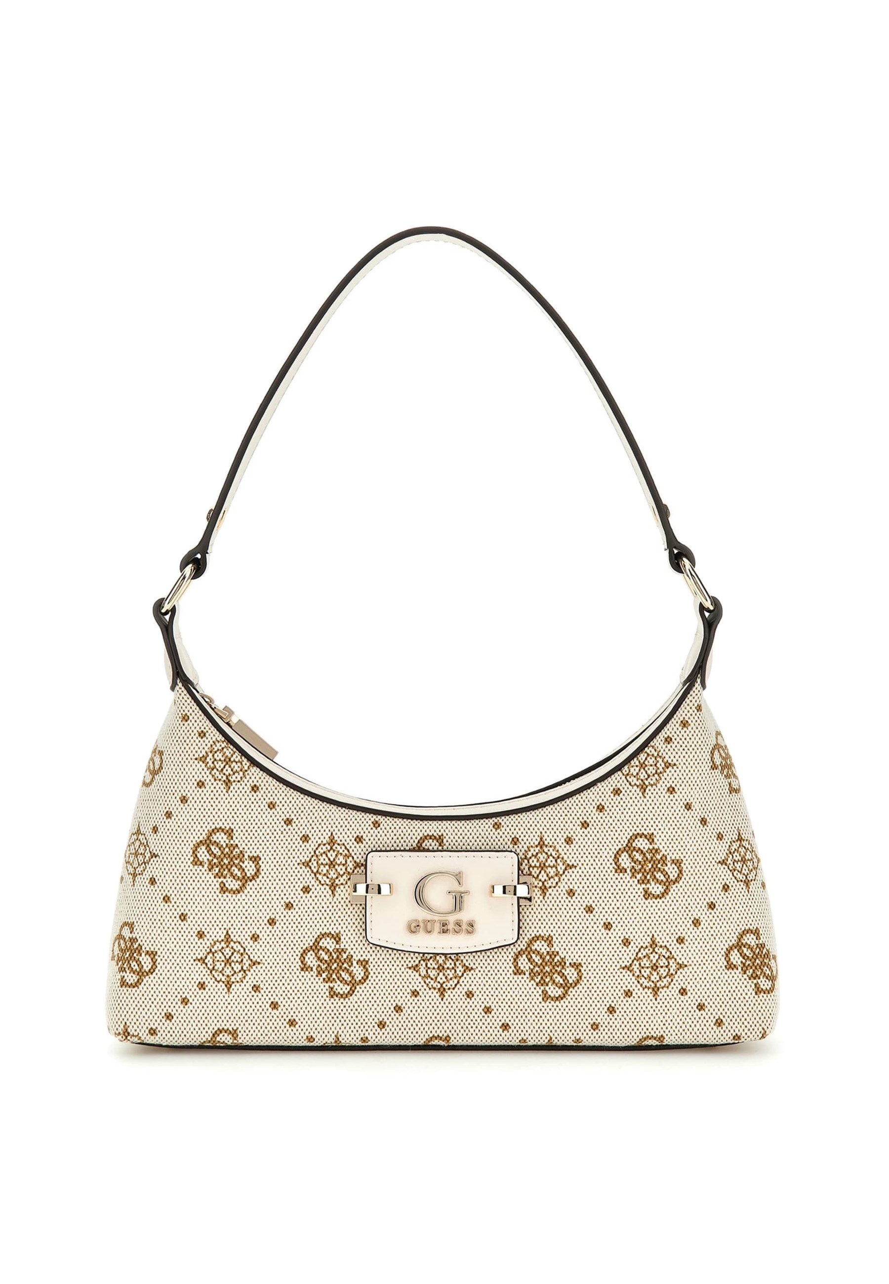 Guess PU 4G Bedrukte Strepen Portemonnee Universeel 10 inch - bruin