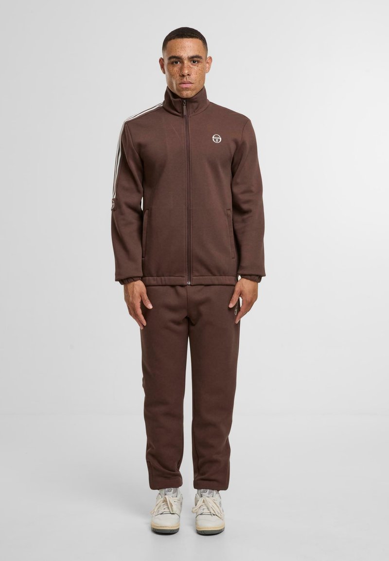 Sergio Tacchini SET - Tracksuit - bracken gardenia/brown - Zalando