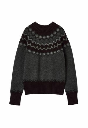 Strickpullover - charcoal grey