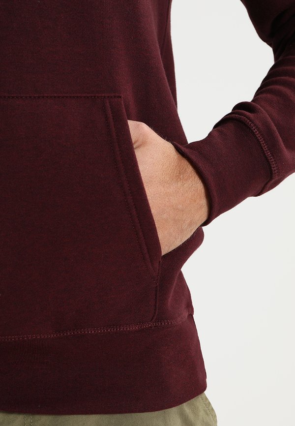 Hoodie - bordeaux melange4