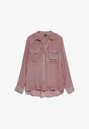 Vero Moda, VMBUMPY L/S SHIRT NEW WVN NOOS - Chemisier - windsor wine