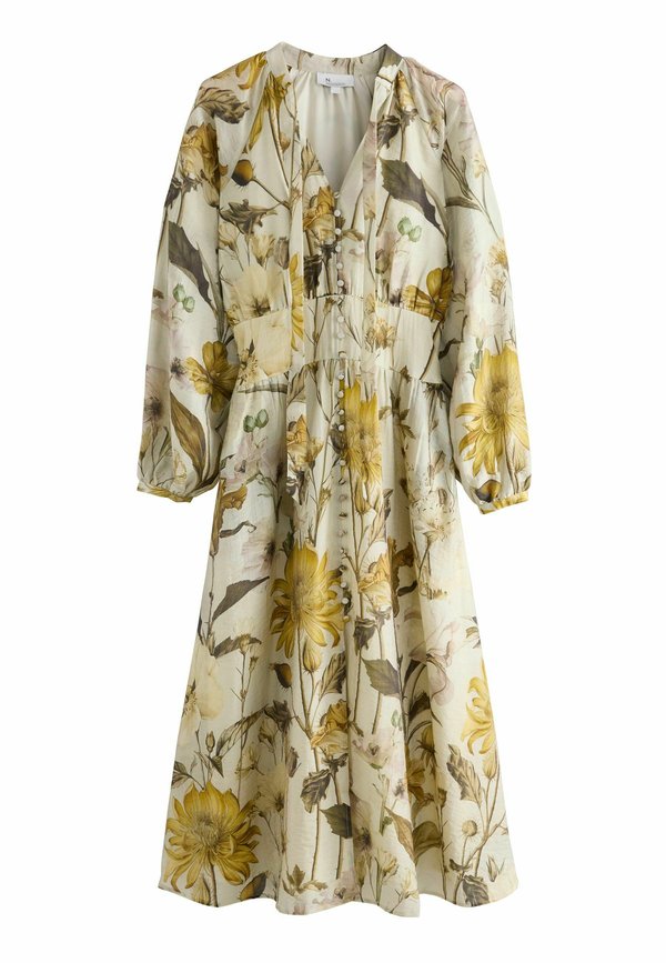 TIE NECK WAISTED - Maxikleid