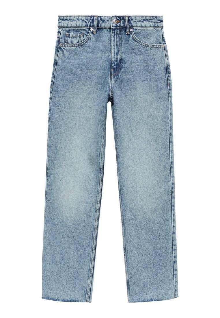 Mango Straight leg jeans blauw Mango Straight leg jeans blauw