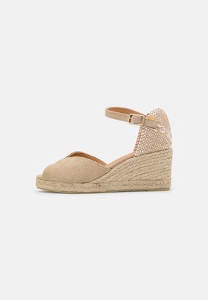 Castañer Scarpe con plateau - sand