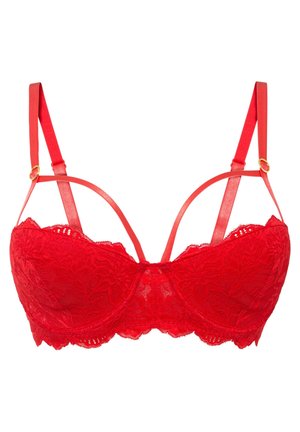 Reggiseno a balconcino - rot