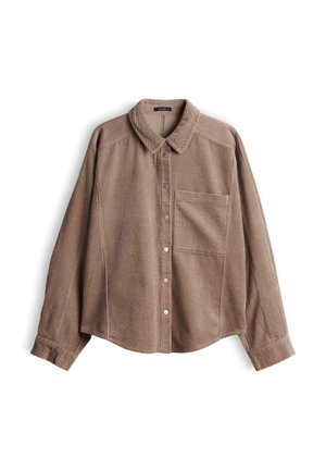OPUS, RELAXED FIT BATWING SLEEVES - Hemdbluse - light mocca