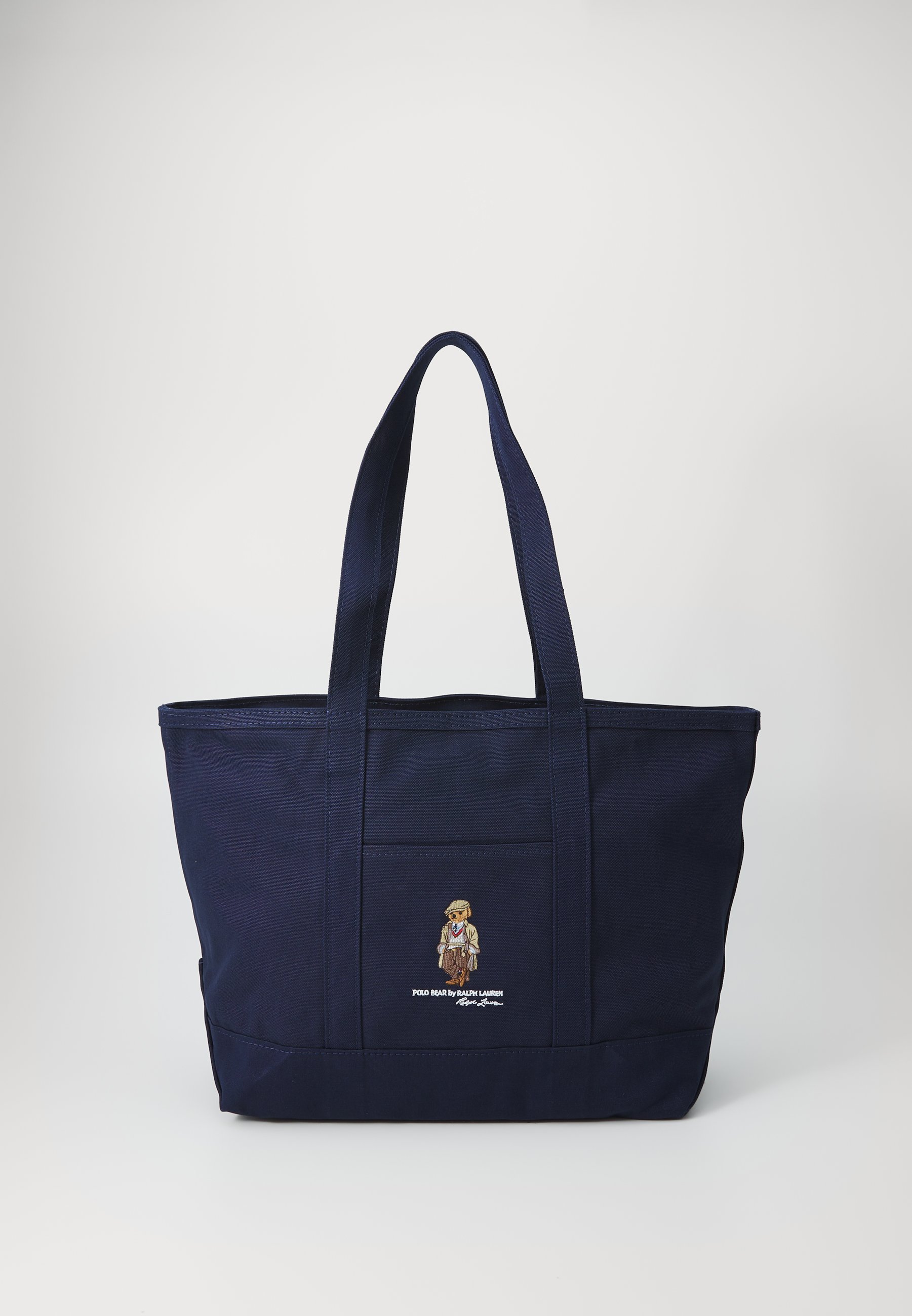 トートバッグ Polo Ralph Lauren/Polo Bear Twill Shopper Tote/Moss Agate Polo Ralph Lauren Bear Tote Bag, Medium, Moss Agate