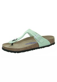 Birkenstock GIZEH SFB LENB - Pool shoes - matcha