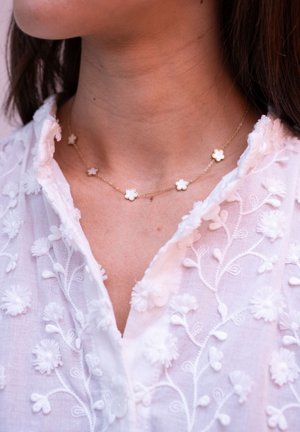 My Jewellery, MINIMALIST FLOWERS - Collar - gold coloured