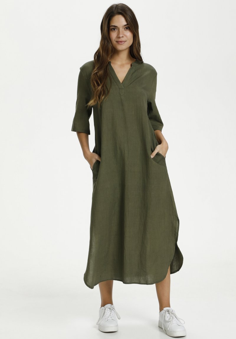 Kaffe - BPKAISEY DRESS, RELAXED LOOSE FIT – CASUAL DRESS - Rochie de zi - grape leaf, Extindeți